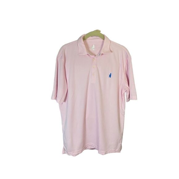 Johnnie -O men’s performance polo, short sleeve, pink size medium - Picture 2 of 4